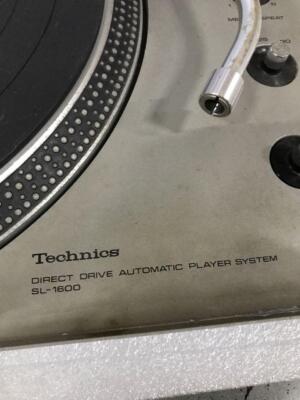 Technics SL-1600 ダイレクトドライブ自動プレーヤーシステム 注文 Technics SL-1600 ダイレクトドライブ自動プレーヤーシステム