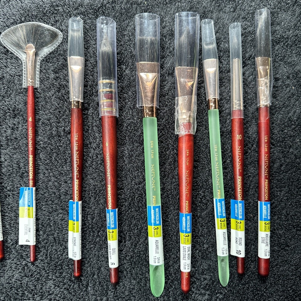 18 PRINCETON NEPTUNE Paint Brushes All New Brush Lot eBay