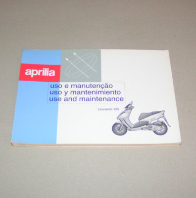 Uso e manutencao - Aprilia Leonardo 125 - Ausgabe 1996