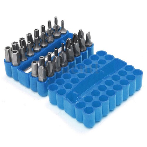 Jeu de 33 tournevis à tige support hexagonal étoile clé sécurité inviolable embouts Torx - Photo 4/5