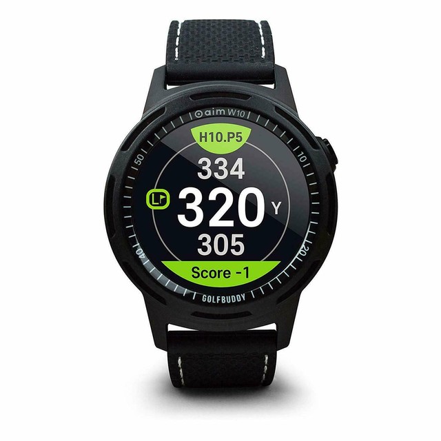 golfbuddy aim w10 smart golf gps watch