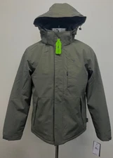 Free Country Men's Denali Mid Weight Jacket in Olive Size Large