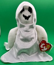 Ty Beanie Baby | Sheets the Ghost (5th Gen Hand Tag) | 8 inch | 10/31/1999