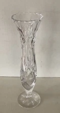 Pressed glass vintage bud vase