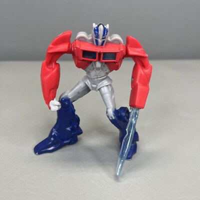 McDonalds Transformers Prime Optimus Prime Action Figure 2013 Hasbro 4'' #1 Toy
