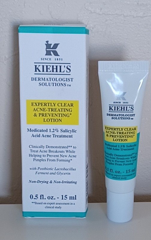 Kiehl's Expertly Clear Acne-Treating & Preventing Lotion 0.5 fl oz /15 mL Travel