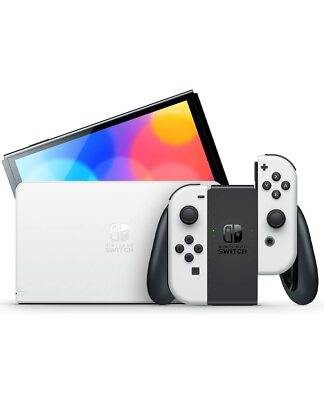 Nintendo Switch OLED Model - 64GB/White (HEGSKAAAA) for sale
