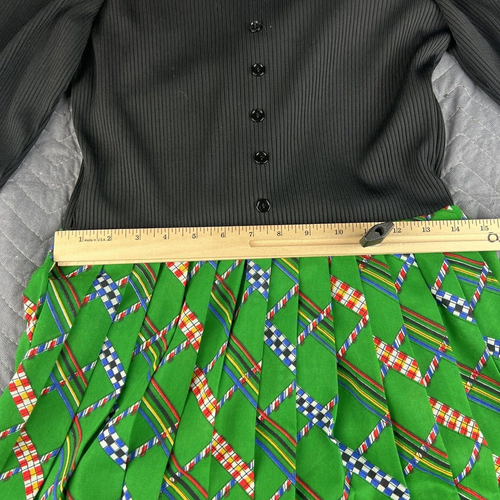 Vintage Ayres unbegrenztes Kleid Damen Größe 12 Gogo Hippie Peter Pan Kragen Neu mit Etikett - Bild 6 von 24