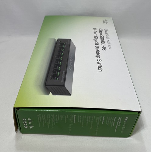 Cisco SG100D-08 8-Port Gigabit desktop Network Switch - Picture 19 of 20