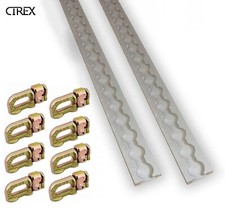 2M Anchor Track Tie Down Point Rail Double Stud Fitting Trailer Caravan L-Track