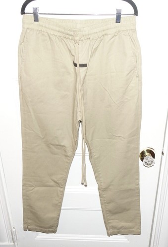 God ESSENTIALS Twill Pants Khaki Size 