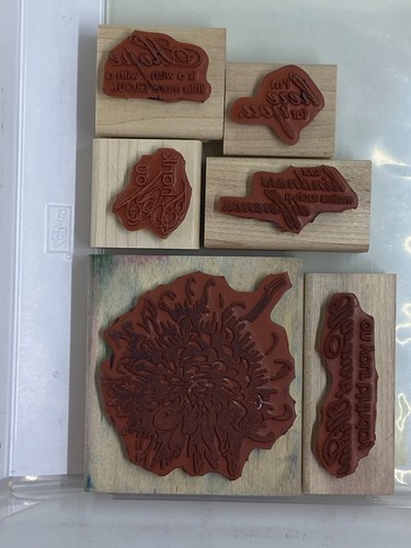 Stamping Up Rubber Wood Stamp Sets YOU PICK List #3 Complete Crafts Scrapbooking - Picture 97 of 896