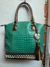 Madi Clare Mc Emerald Green Rhinestone Purse
