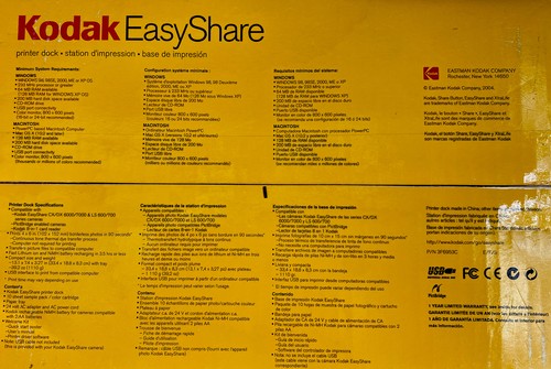 Kodak EasyShare Printer Dock CX & DX 6000/7000, Series, LS 600/700 Series - NIB - Picture 4 of 4