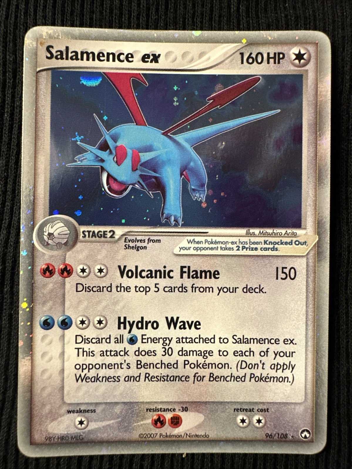 MINT Salamence ex 2007 EX Power Keepers 96/108 Holo Pokemon Card