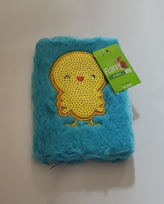 Happy Go Fluffy Journal Blue with Chick