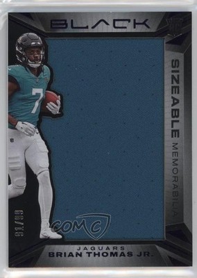 2024 Panini Black Sizeable Rookie Memorabilia Royal /99 Brian Thomas Jr RC 1qo0
