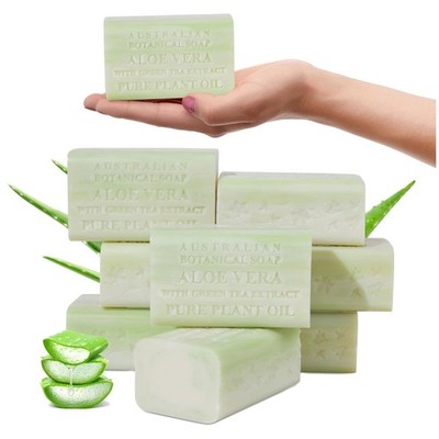 Triple Milled Aloe Soap Bars w/ Organic Shea Butter