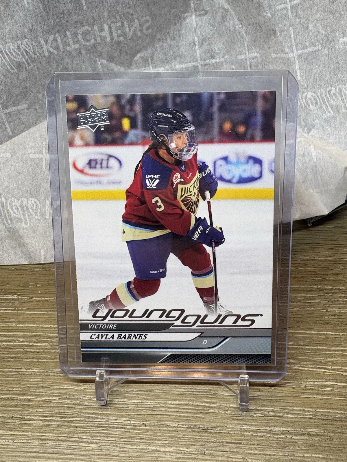 CAYLA BARNES 24/25 2025 Upper Deck PWHL Young Guns Rookie #70 Montreal Victoire