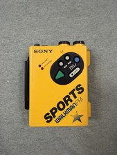 Sony Sports Walkman WM-F5 FM/AM Cassette Player Vtg Read Description 
