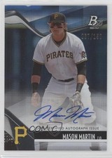 2021 Bowman Platinum Top Prospects Blue 67/150 Mason Martin #TOP-86 Auto uk2