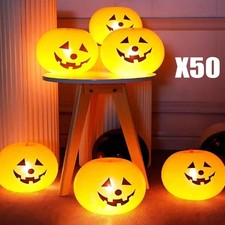 50X Halloween Decoration Inflatable Pumpkin with LED Lights Party Light Garden