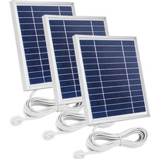 3 Pack Solar Panel Charger Compatible with Arlo Pro 5S 2K/Pro 4/Pro3/Ultra 2/...