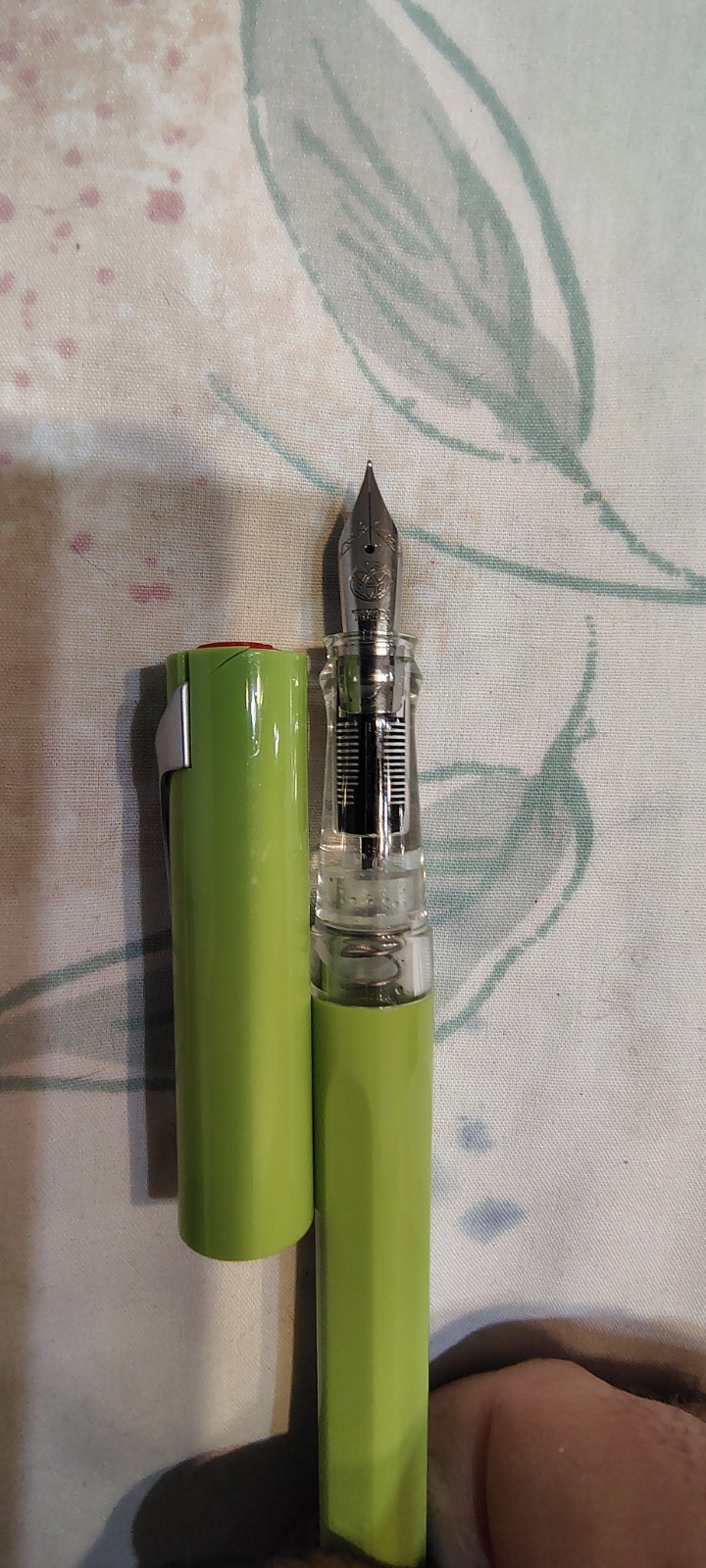 TWSBI Swipe Fountain Pen In Green Extra Fine Stainless Steel Nib New