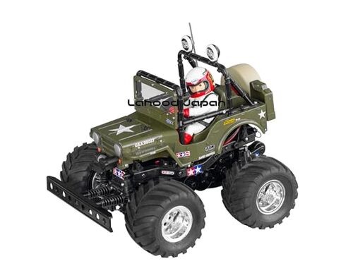 Vintage 1982 'Wild Willy' 1/10 RC M38 Jeep TAMIYA (Japan)  For Parts/Restoration