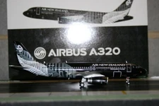 JC Wings 1:200 Air New Zealand Airbus A320-200 ZK-OJR (XX2593) 'All Blacks"