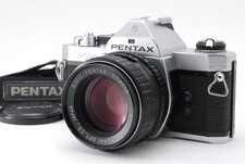  NEAR MINT Pentax MX Silver SLR 35mm Film Camera SMC 50mm f1.4 Lens From JAPAN