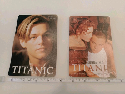 Titanic Movie Plastic Postcards (2 Postcards Set)