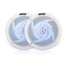 Pyle Marine Speakers - 6.5" 2 Way Waterproof & Weather Resistant, 240 Watt