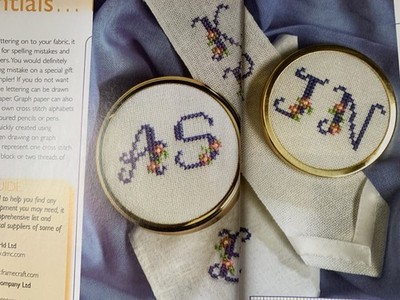 Blumen Alphabet ABC Kreuzstich Design Tabelle