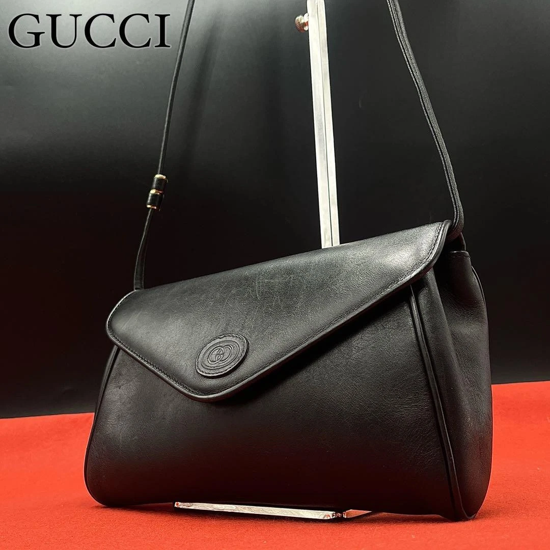 Sac bandoulière GUCCI cuir noir femme du Japon