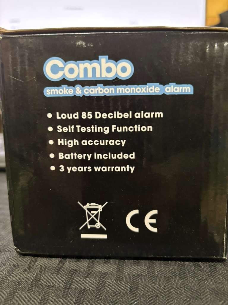 Vitowell 3-Pack Combo Smoke and Carbon Monoxide Alarms – Fire Safety Sensor