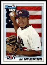 2010 Bowman Draft Picks & Prospects Nelson Rodriguez #BDPP107 Prospects