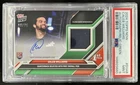 2024 Topps NOW Caleb Williams Auto Relics RC Jersey Green #/75 Bears PSA 9