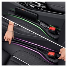 2PCS Car Seat Gap Filler Organizer,Soft Car Gap Filler Organizer for Filling ...