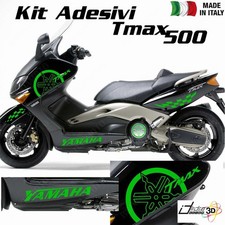 SET COMPLETO ADESIVI CARENA VERDE FITS per Yamaha T-MAX 500 01-07
