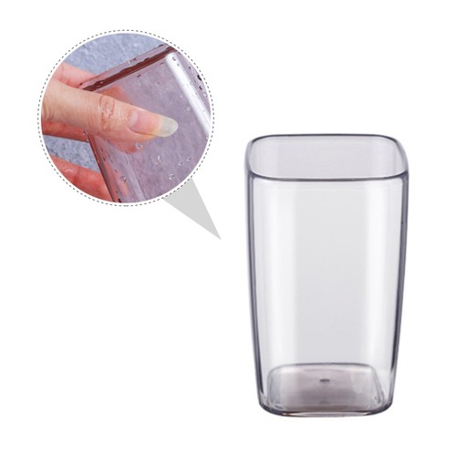 2 Pcs Plastic Bathroom Tumbler Toothbrush Cup Cups Multifunctional - Picture 11 of 12