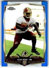 2014 Topps Chrome Blue Refractors Silas Redd Rookie #194 #/199 Redskins RC