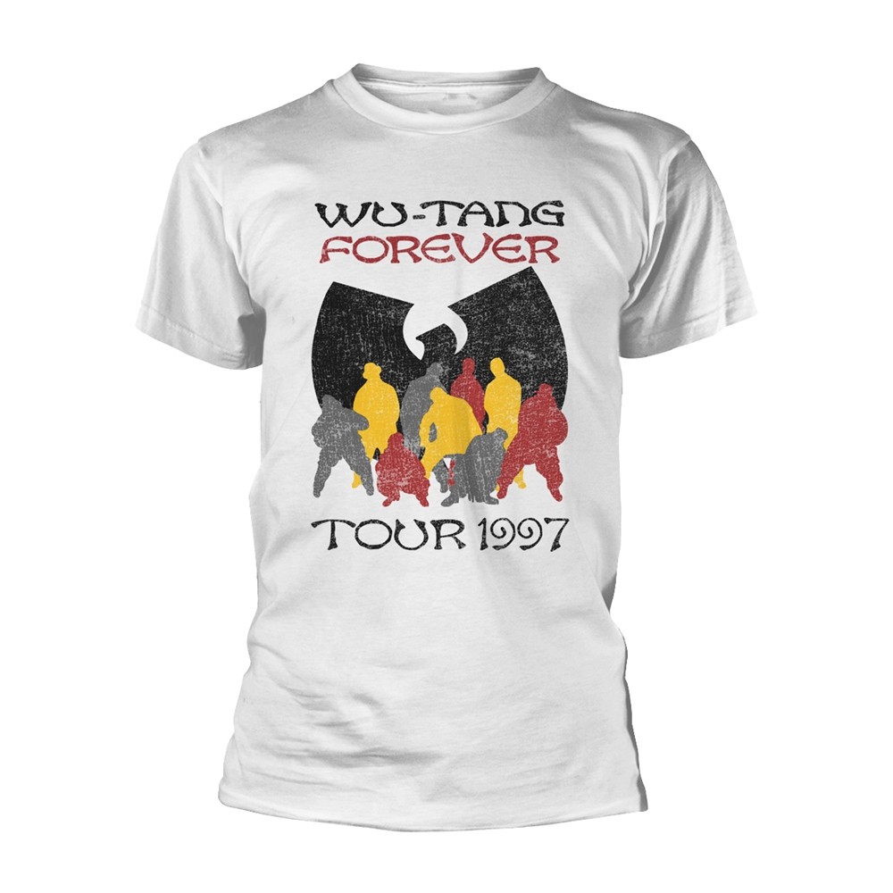 WU-TANG CLAN - FOREVER '97 TOUR WHITE T-Shirt Small