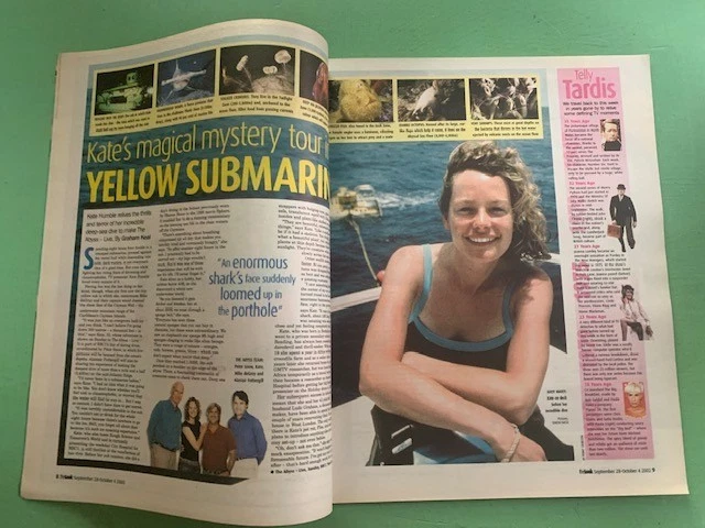 THE LOOK mag 285-Sept-2002 RICKY GERVAIS Nicole Faraday Chris Rea Gaynor Faye TV - Image 4 of 4