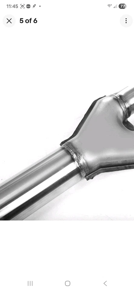 Dual Exhaust Muffler Y-Pipe Direct Fit Kit Fits 2009-2019 For Dodge Ram 1500 - Image 3 of 4