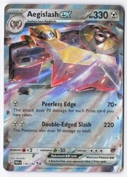 Aegislash ex 135/182 Paradox Rift Double Rare Holo