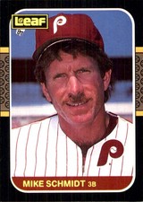 Mike Schmidt 1987 Donruss #139 Philadelphia Phillies HOF FREE SHIPPING