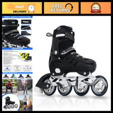 Adjustable Inline Skates for Adults - Safe, Durable Roller Skates with Giant Whe