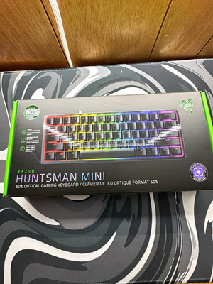 Razer Huntsman Mini 60% Optical Gaming Keyboard Black USB RGB Detachable