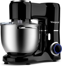 Vospeed Stand Mixer 1500W 8L Cake Mixer Electric Kitchen Food Mixer with Stainle